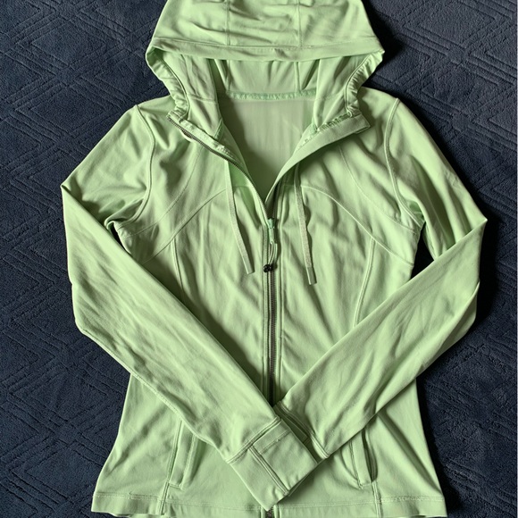 Lululemon Define Hooded Jacket, Sage Green, Size 8 - Picture 1 of 6